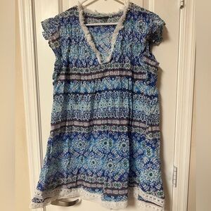 100% Cotton Sundress/Swim Coverup.